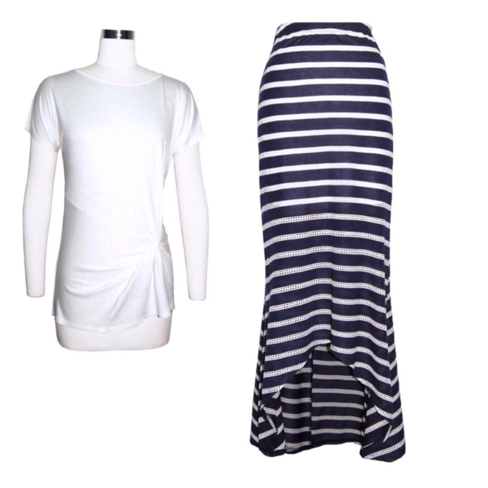 Loveappella | Twist-Front Ivory Top - Picture 2 of 2